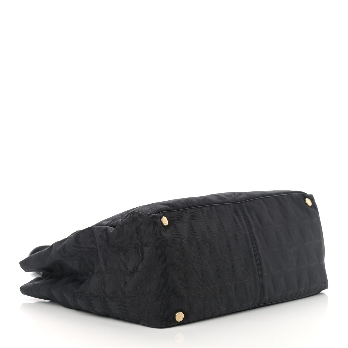 Nylon Medium Travel Tote Black