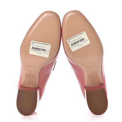 Hermes Goatskin Paradis Mules 37 Rouge Blush 5 of 8