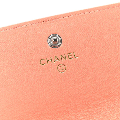 Chanel Lambskin Quilted Chanel 19 Flap Wallet Light Pink 6 of 9
