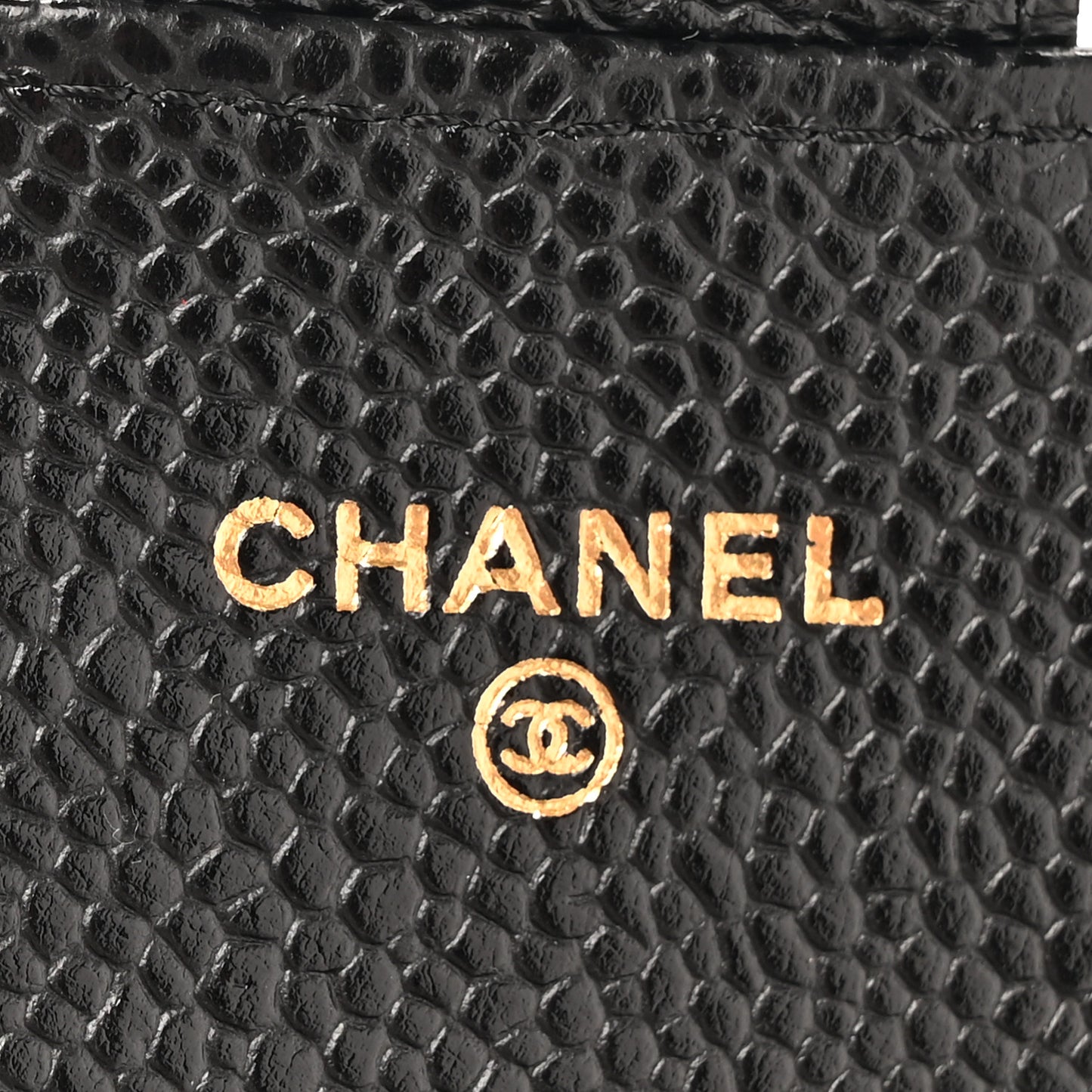 Caviar Quilted Large Gusset Flap Wallet Black