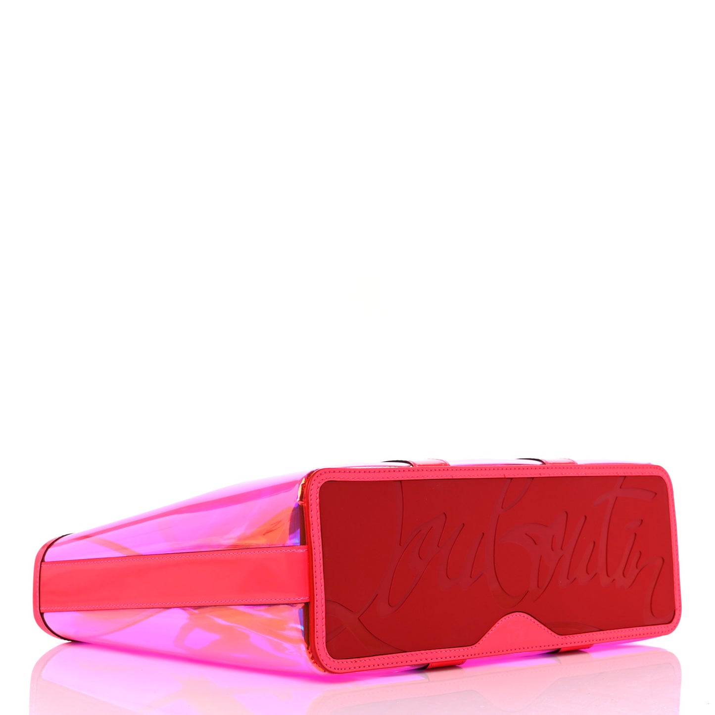 PVC Spikes East West Cabata Tote Pink