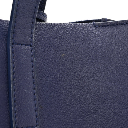 Saint Laurent Calfskin Toy Shopping Tote Denim 11 of 14