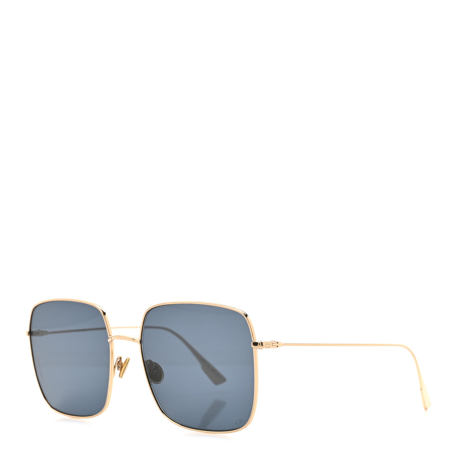 Christian Dior Metal Diorstellaire 1 Sunglasses Gold Blue 1 of 8