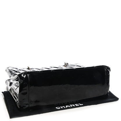 Chanel Patent Grand Shopping Tote GST Black 4 of 7