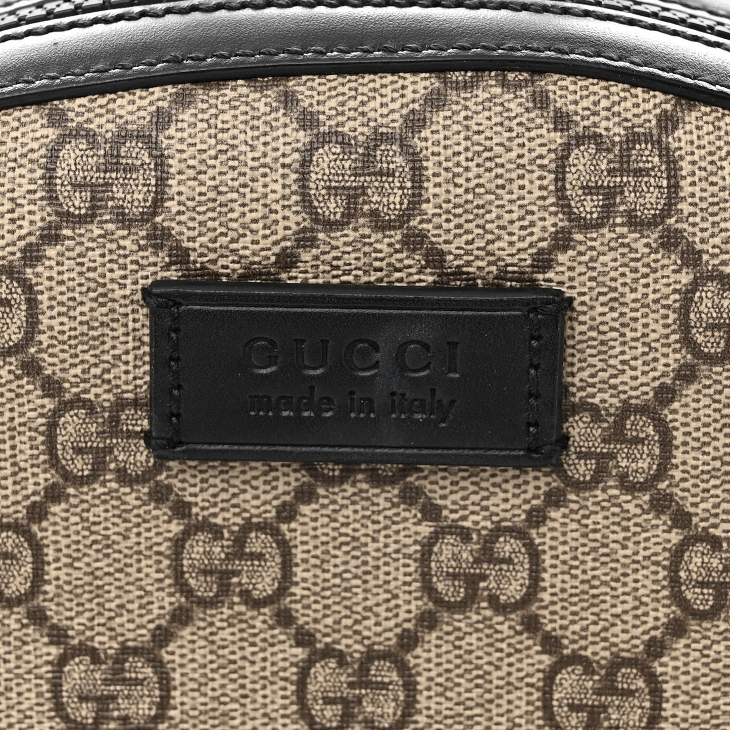 GG Supreme Monogram Small Eden Day Backpack Black