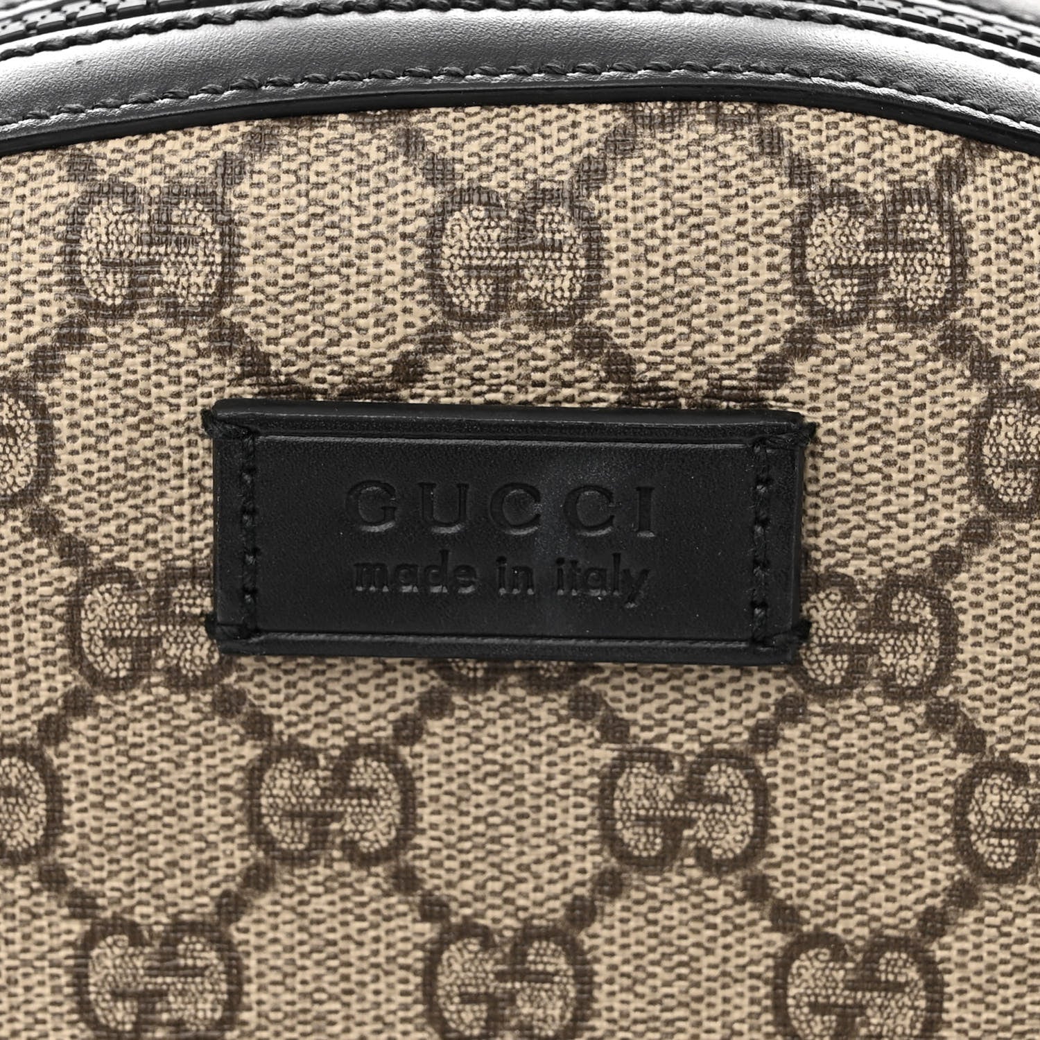 Gucci GG Supreme Monogram Small Eden Day Backpack Black 11 of 11