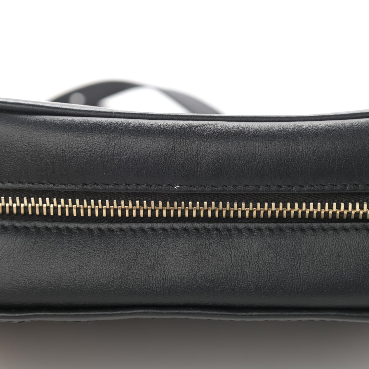 Vitello Century Bi-Color FF 1974 Embossed Mini Camera Case Maya Black
