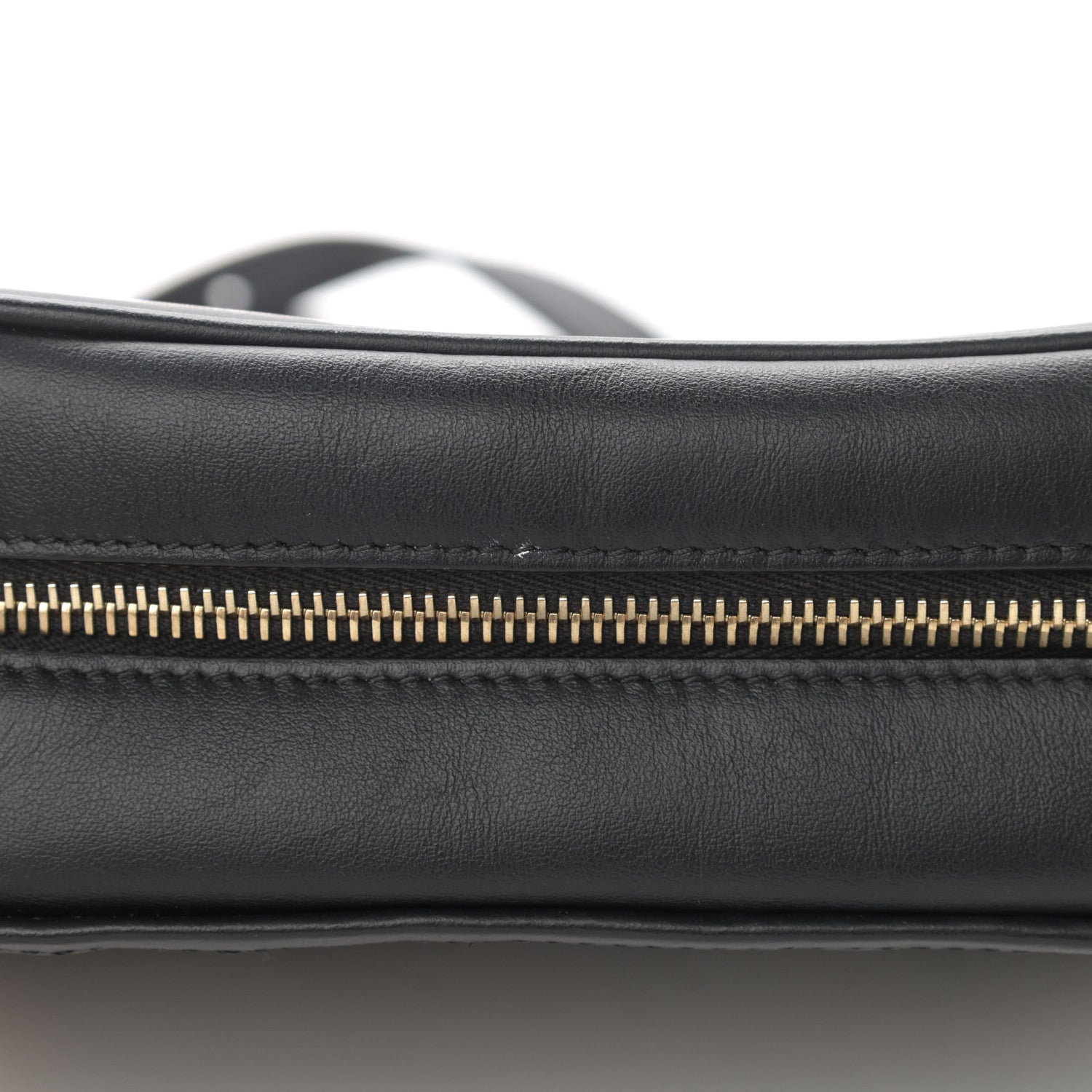 Fendi Vitello Century Bi-Color FF 1974 Embossed Mini Camera Case Maya Black 15 of 17