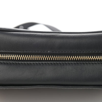 Fendi Vitello Century Bi-Color FF 1974 Embossed Mini Camera Case Maya Black 15 of 17