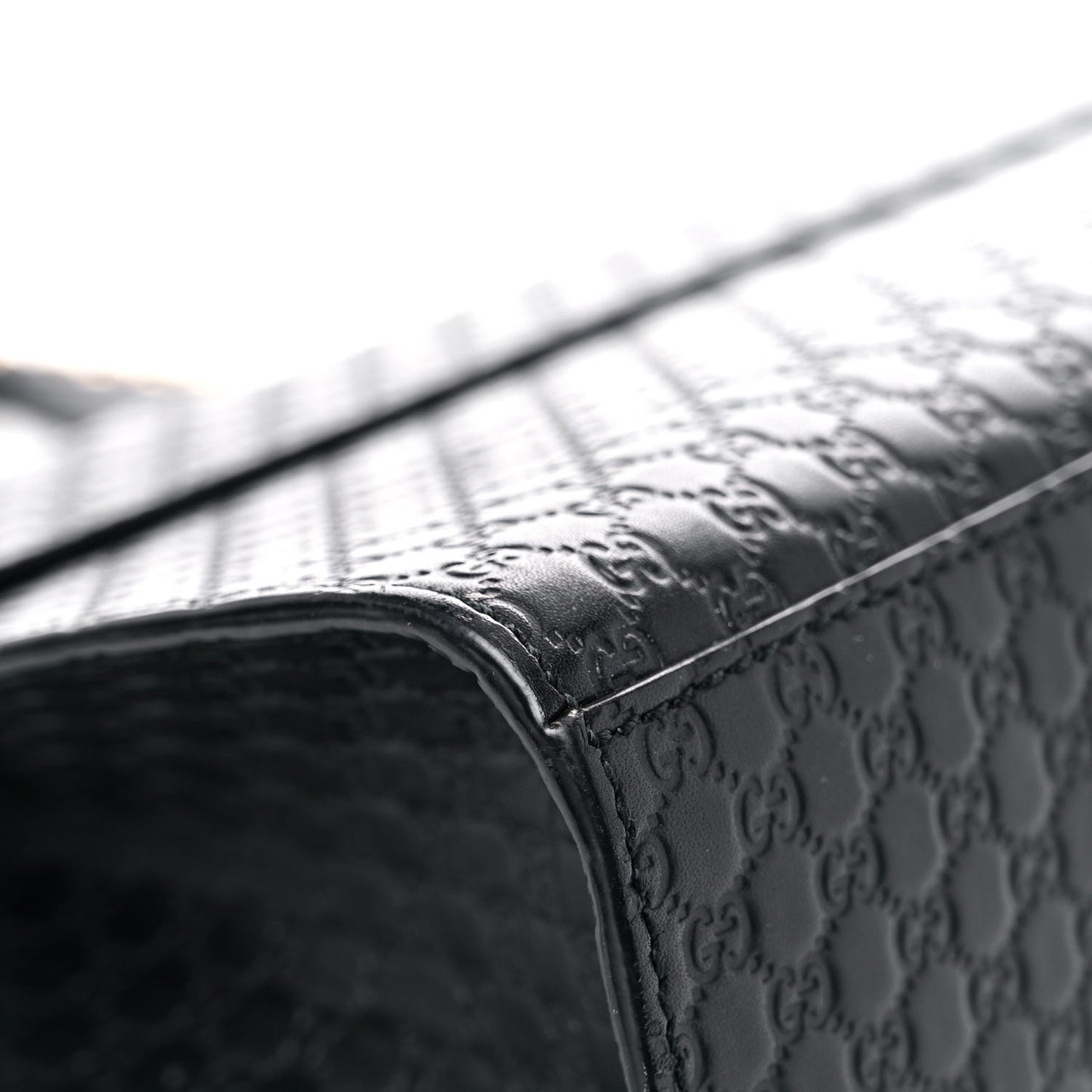 Microguccissima Medium Emily Chain Shoulder Bag Black