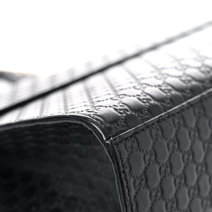 Gucci Microguccissima Medium Emily Chain Shoulder Bag Black 10 of 16