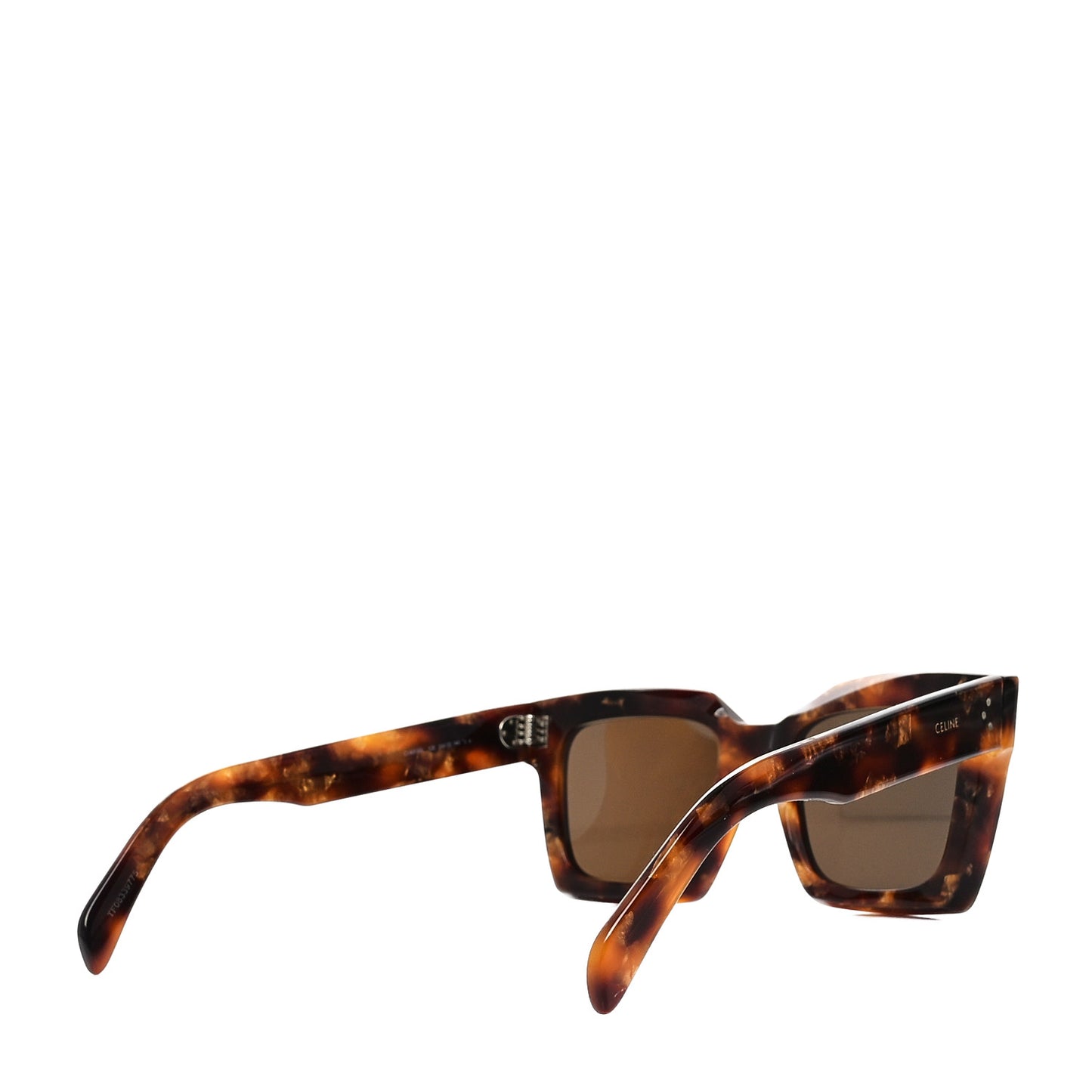 Acetate Square Sunglasses CL40130I Havana
