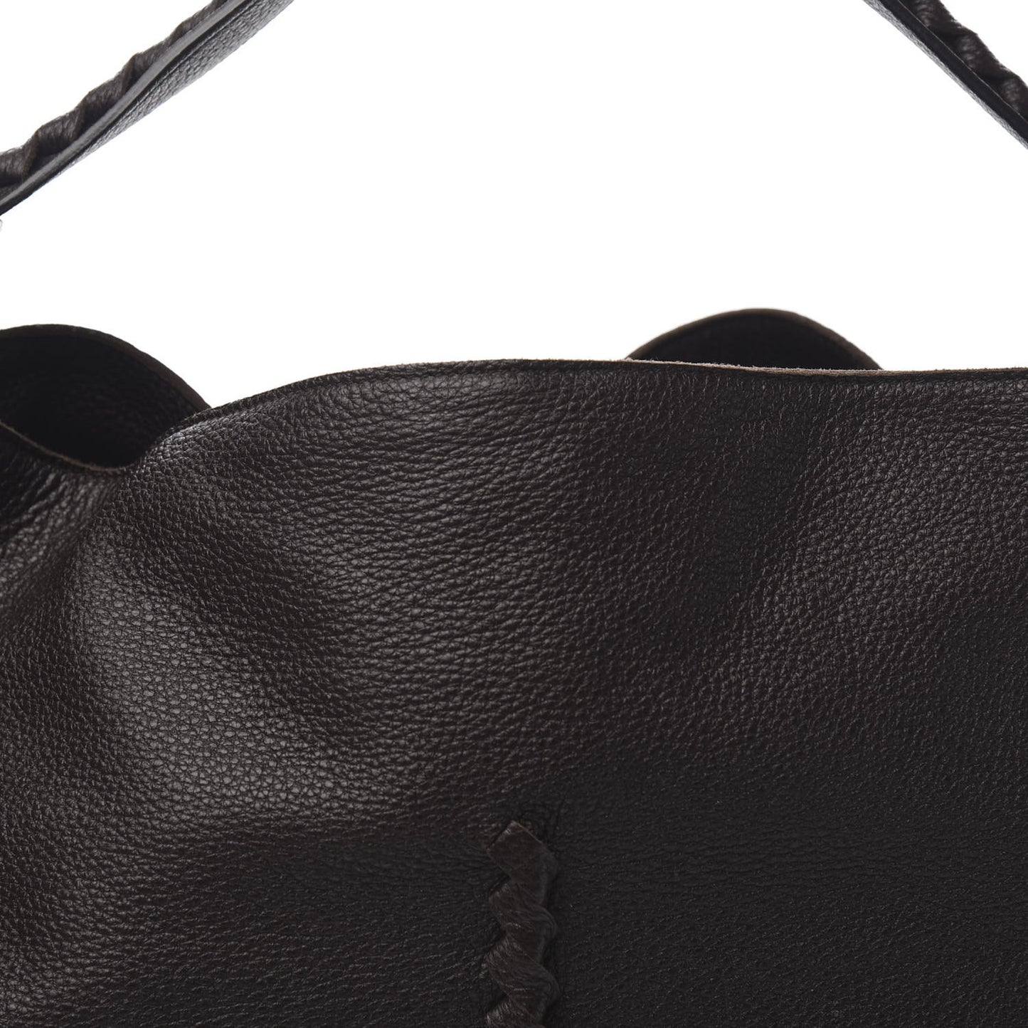 Cervo Deerskin Hobo Ebano