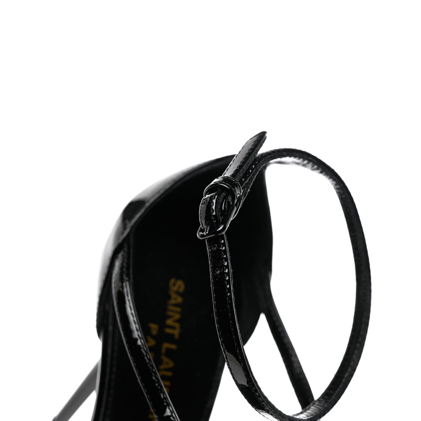 Patent Cassandra 100 Ankle Strap Sandals 37.5 Black