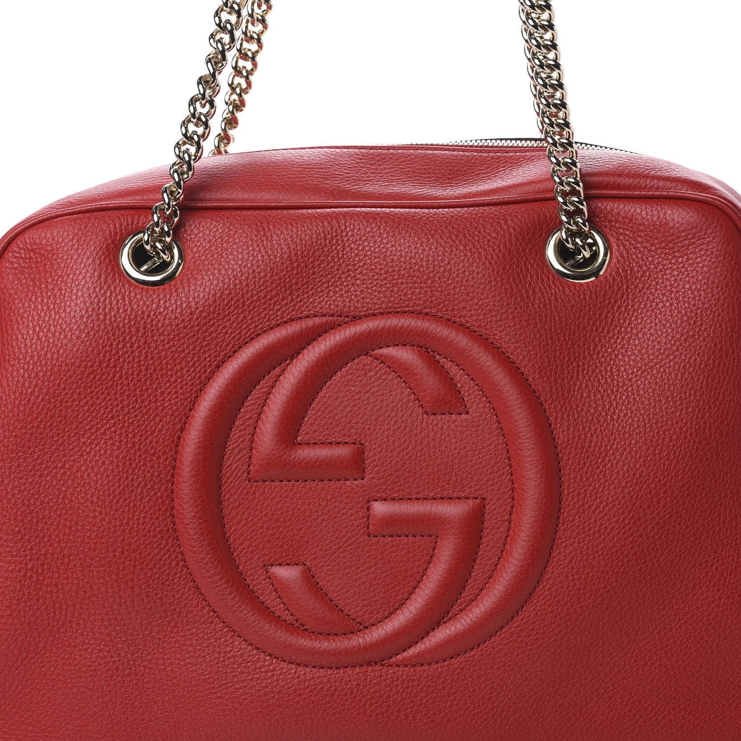 Gucci Cellarius Calfskin Medium Soho Bowler Tabasco 9 of 11