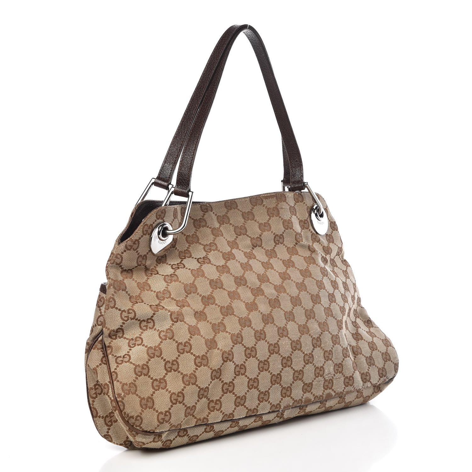 Gucci Monogram Medium Eclipse Shoulder Bag Dark Brown 3 of 17