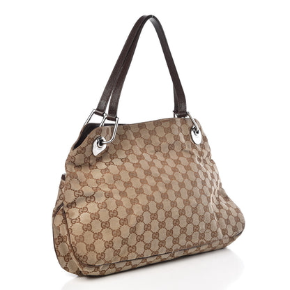 Gucci Monogram Medium Eclipse Shoulder Bag Dark Brown 3 of 17