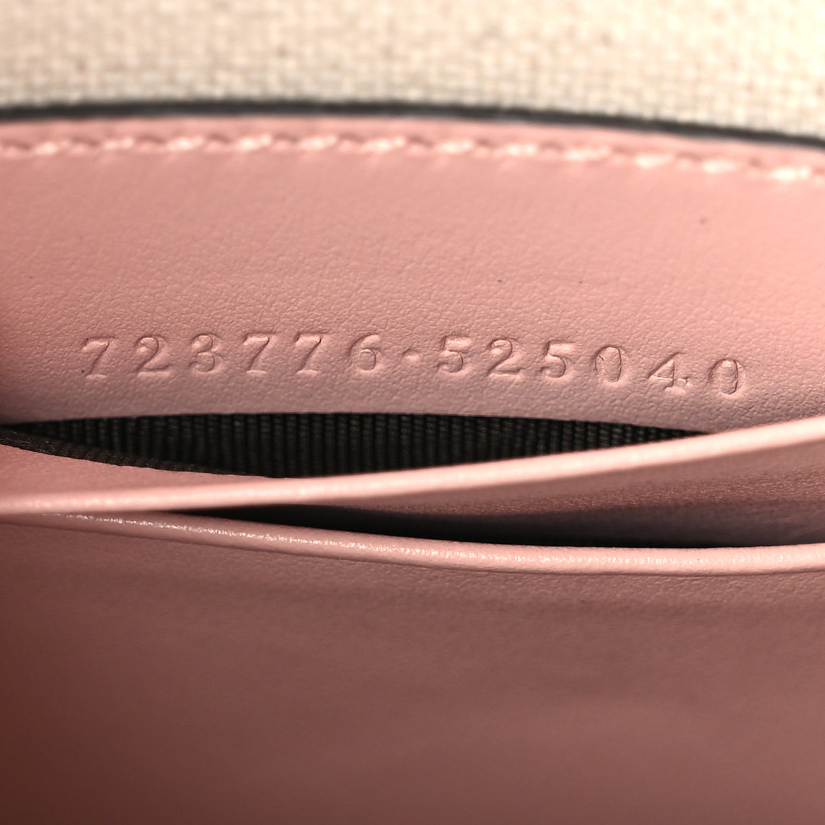 Calfskin GG Matelasse Mini Top Slip Handle Crossbody Bag Perfect Pink Natural