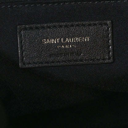 Saint Laurent Crinkled Calfskin Matelasse Monogram Large Niki Shopper Tote Dusty Grey 6 of 13