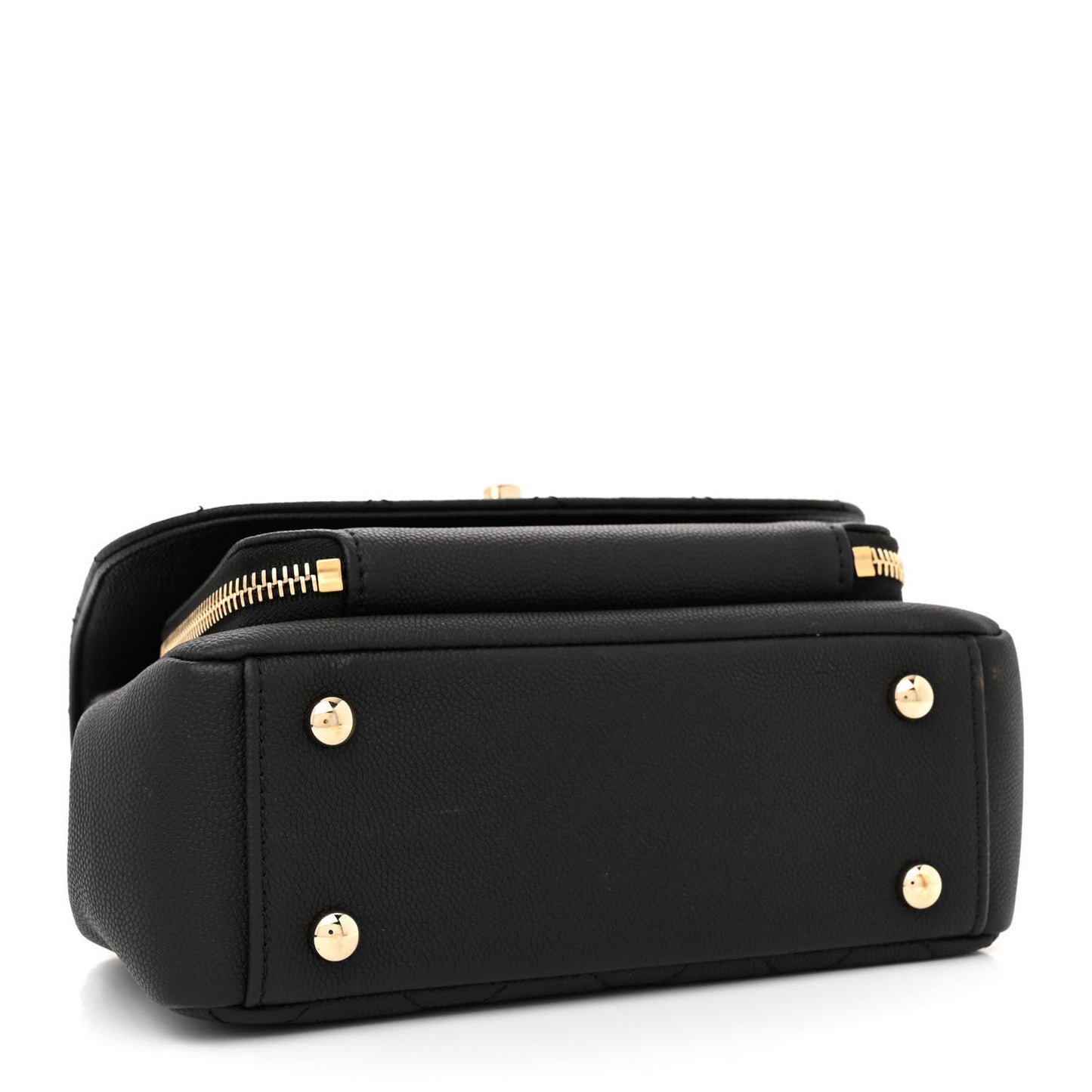 Caviar Quilted Small Business Affinity Flap Black