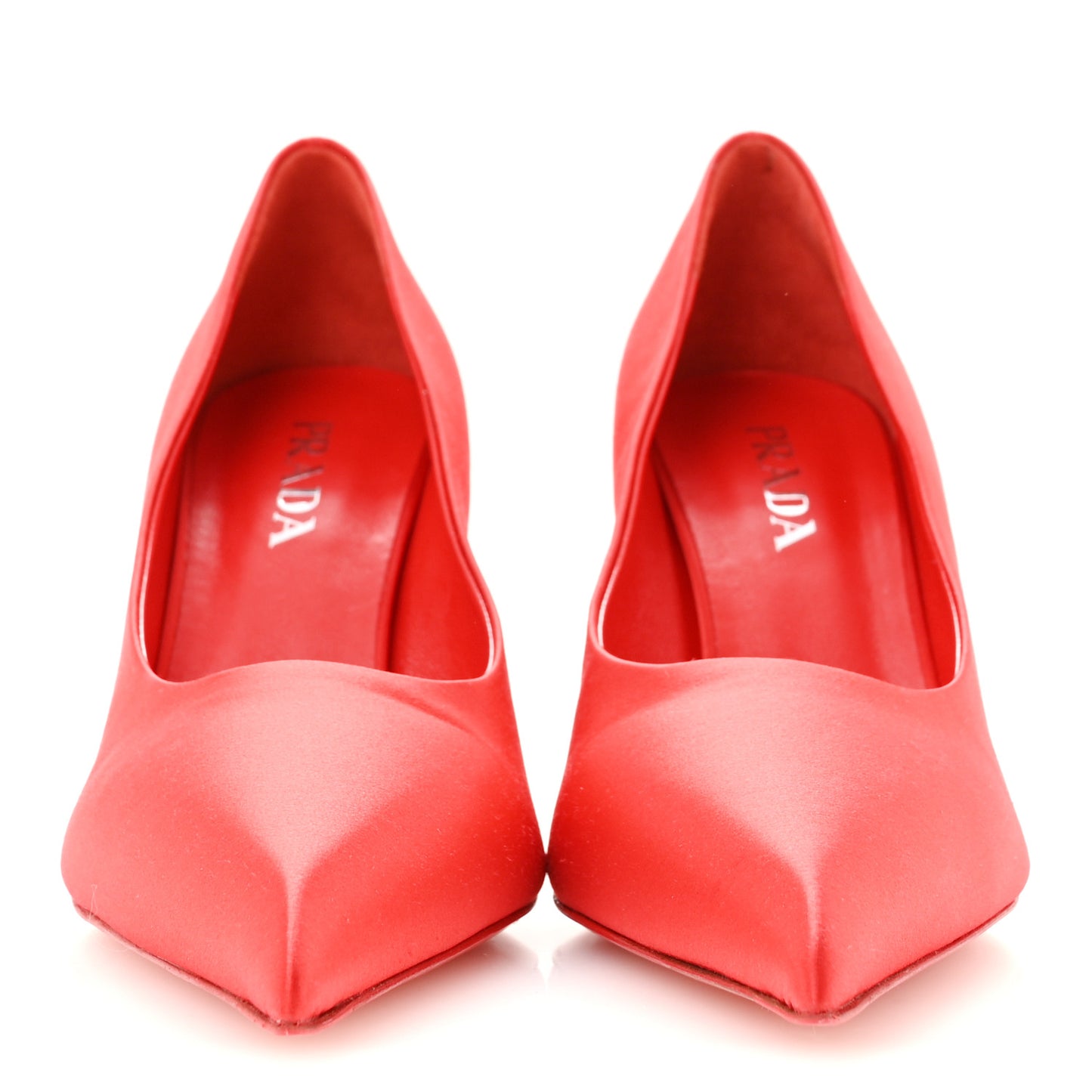 Satin Pumps 41 Red