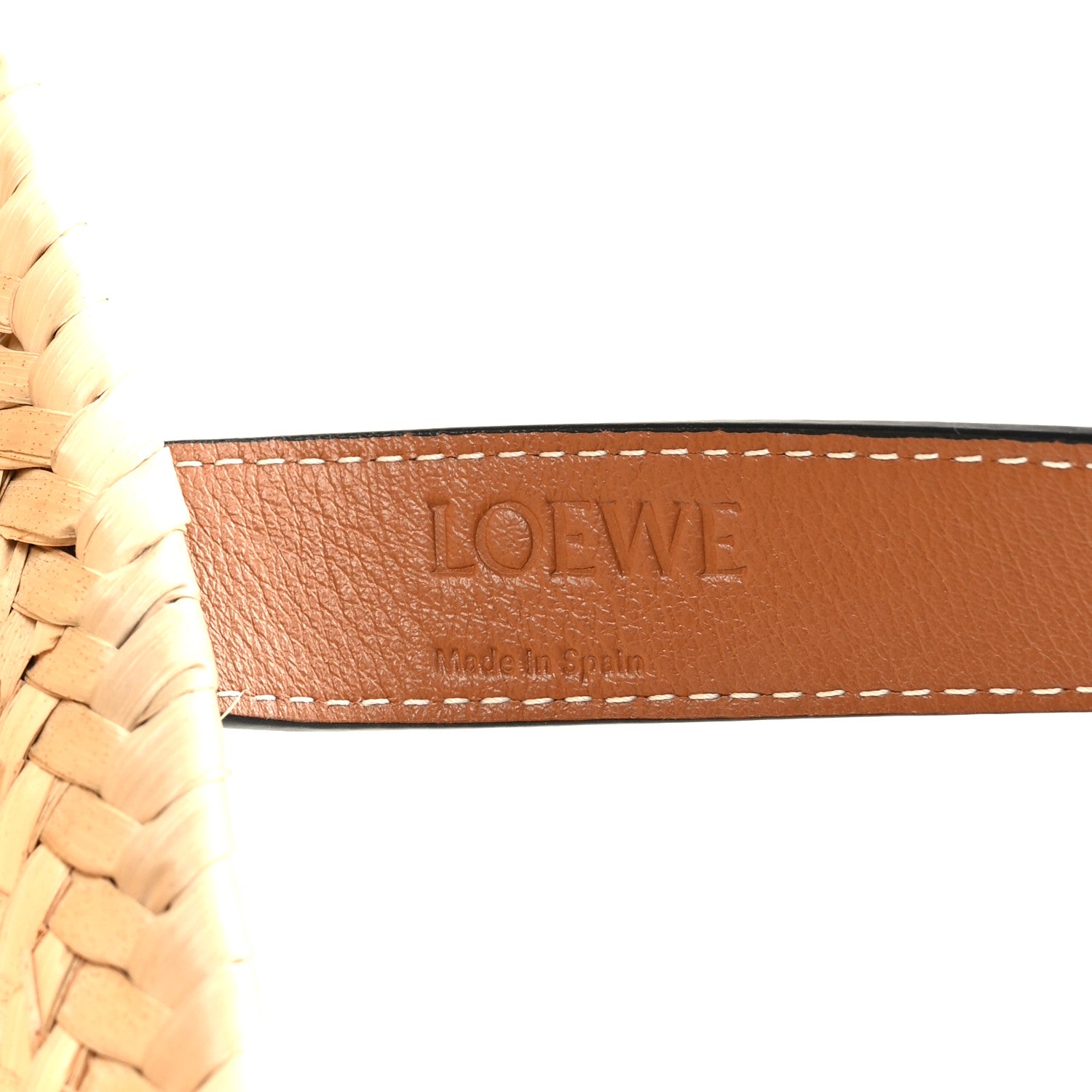 Loewe Raffia Basket Tote Bag Natural Tan 11 of 16