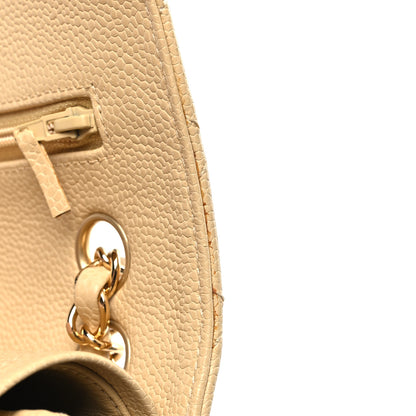 Chanel Caviar Quilted Small Double Flap Beige 11 of 12