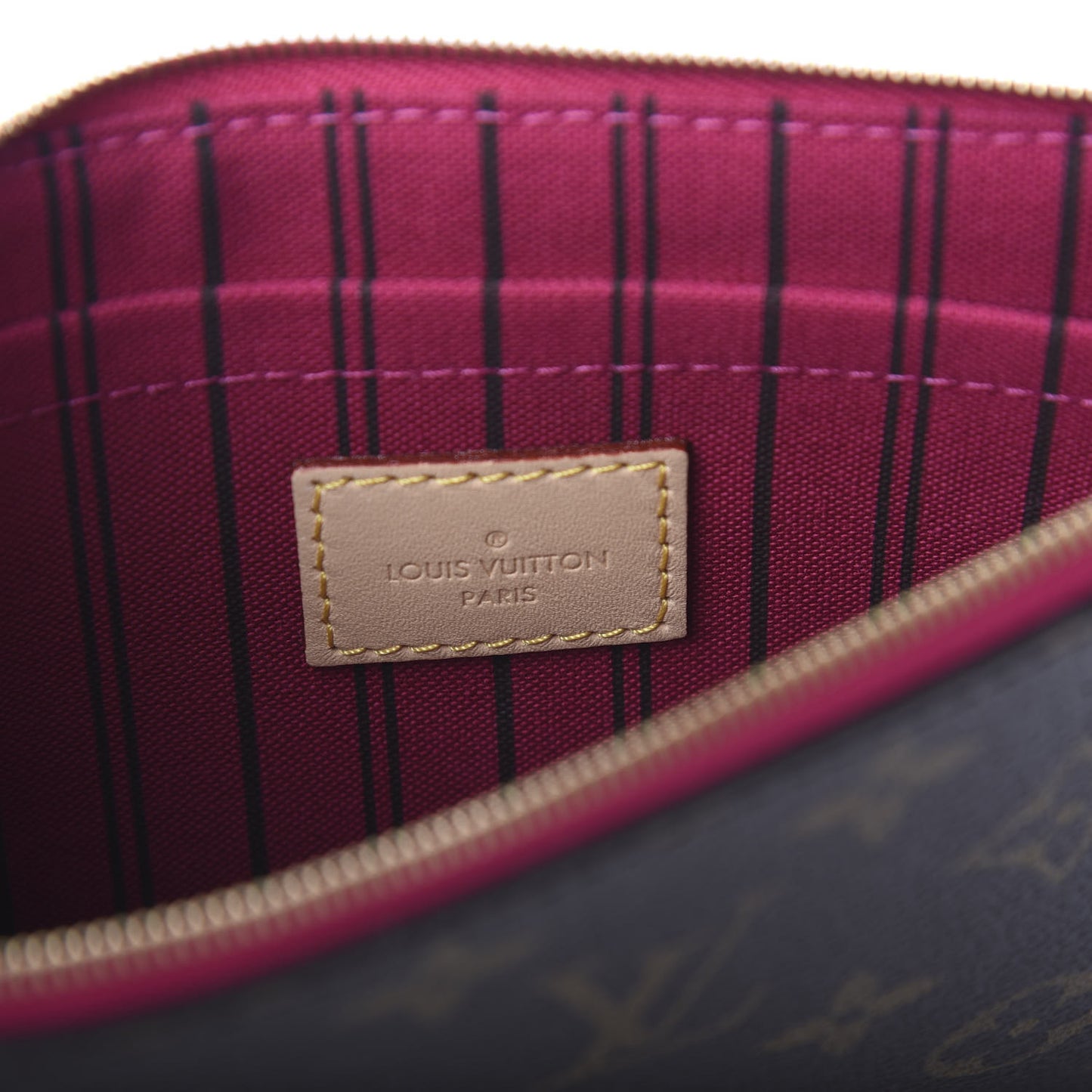 Monogram Neverfull MM GM Pochette Pivoine