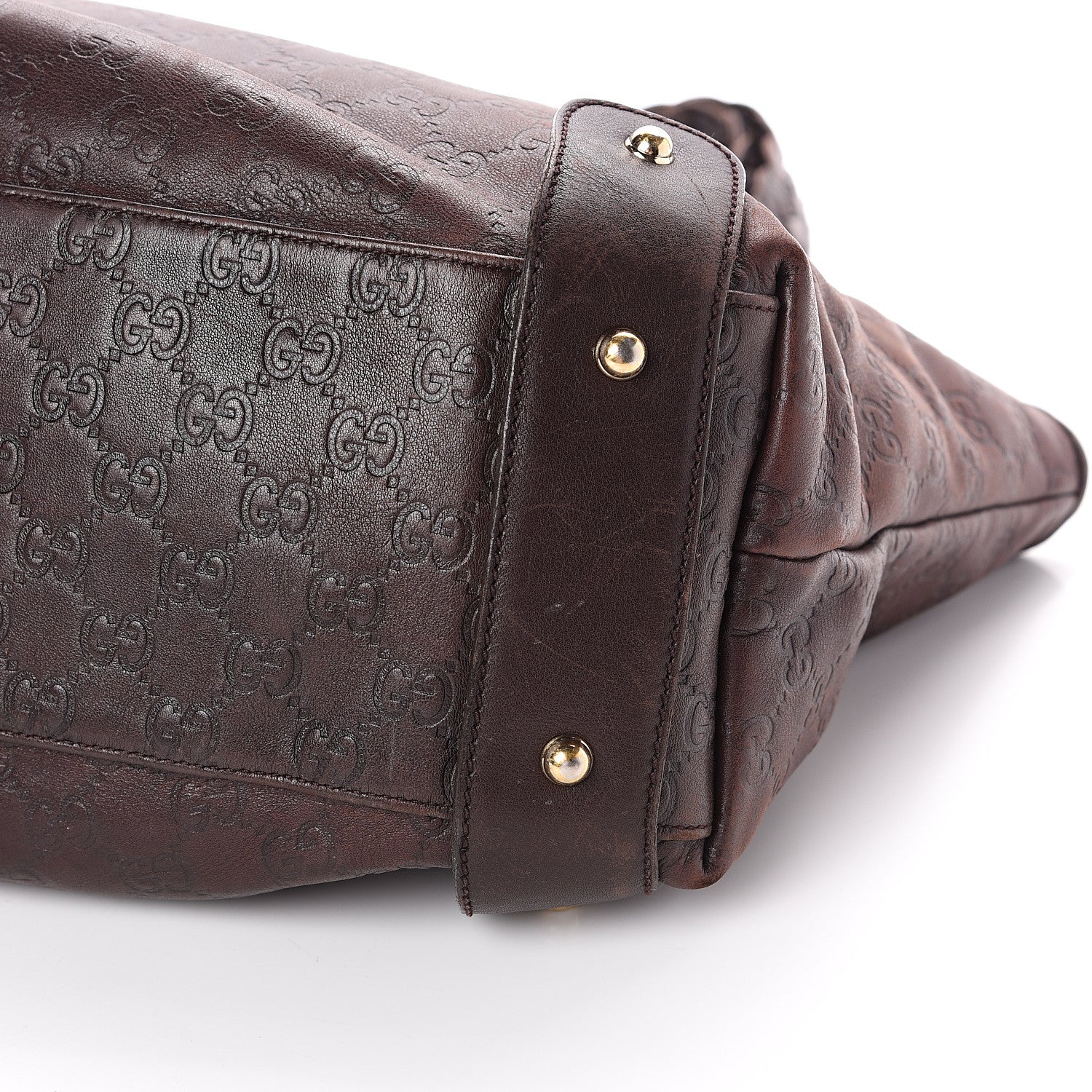 Gucci Guccissima Medium Pelham Shoulder Bag Dark Brown 8 of 8