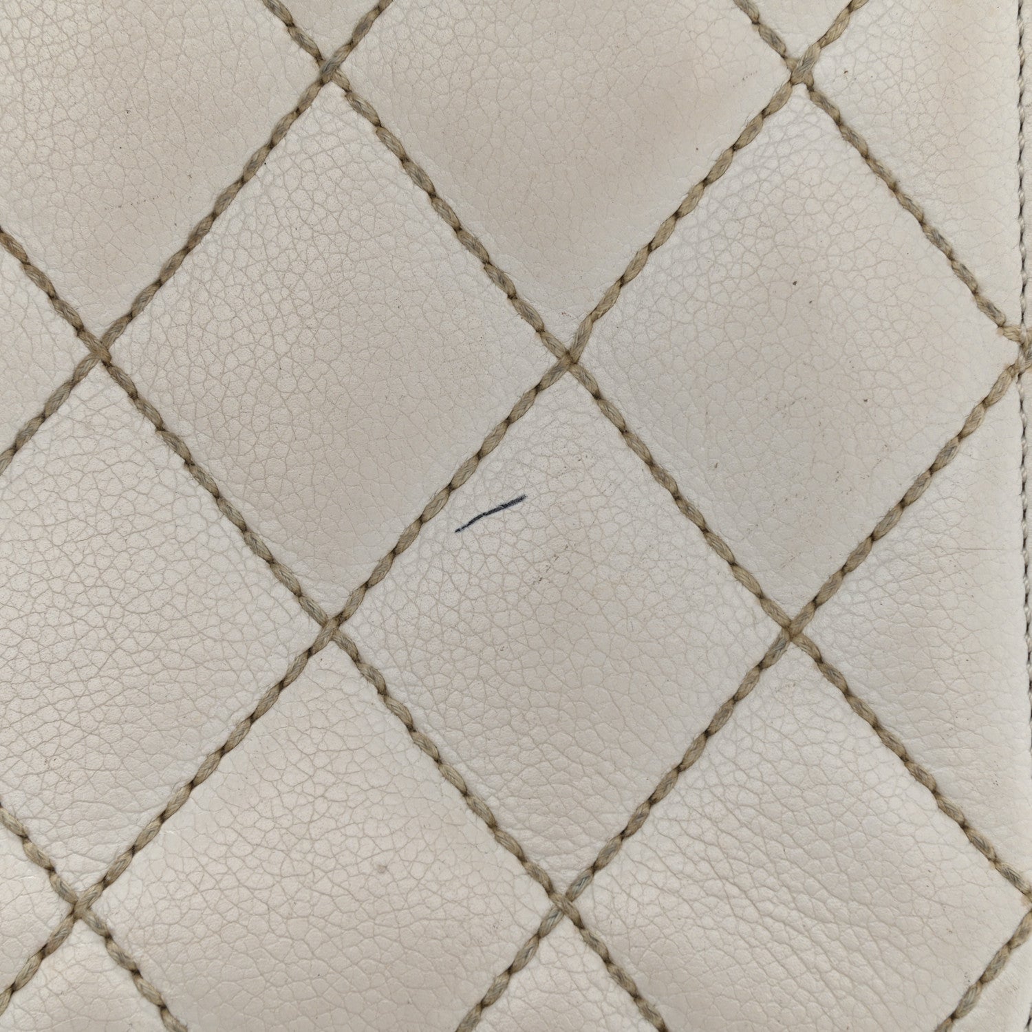 Chanel Calfskin Wild Stitch Top Handle Bag White 11 of 27