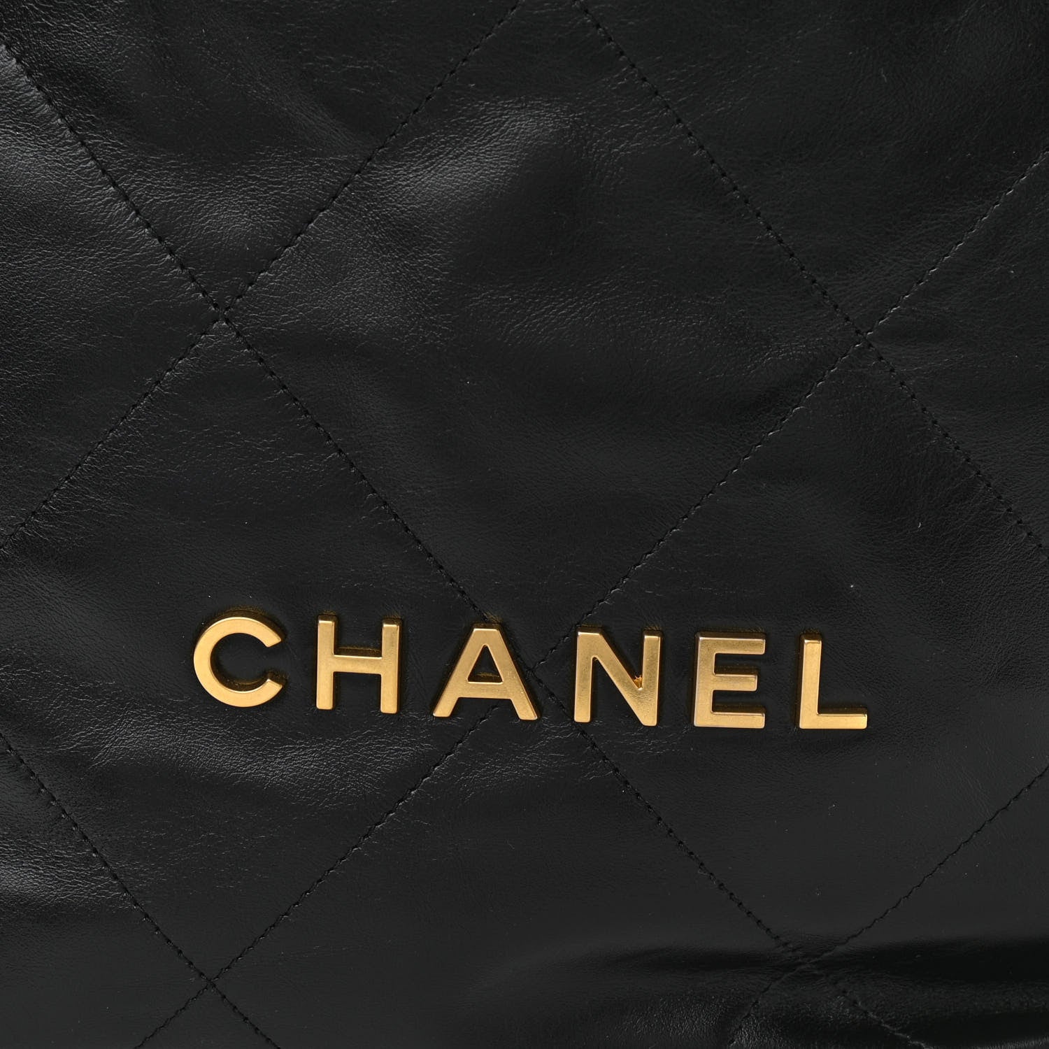 Chanel Shiny Calfskin Quilted Chanel 22 Backpack Black 8 of 10