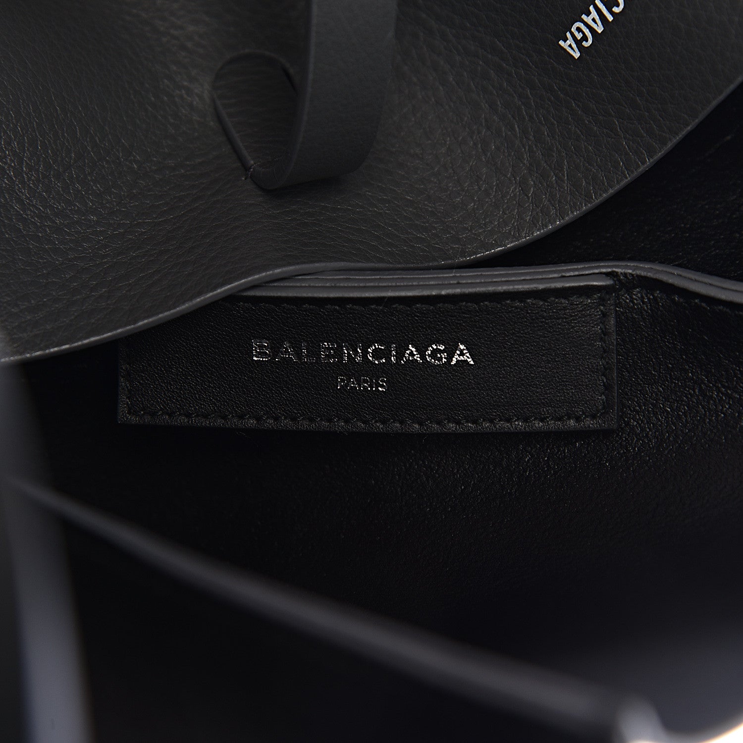 Balenciaga Veau Baltimore Double Sided Small Everyday Tote Gris Fossile Black 7 of 11