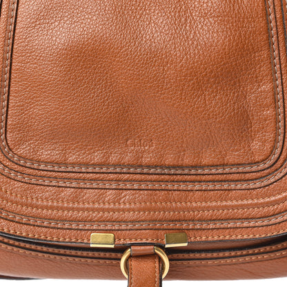 Chloe Calfskin Medium Marcie Satchel Tan 8 of 19