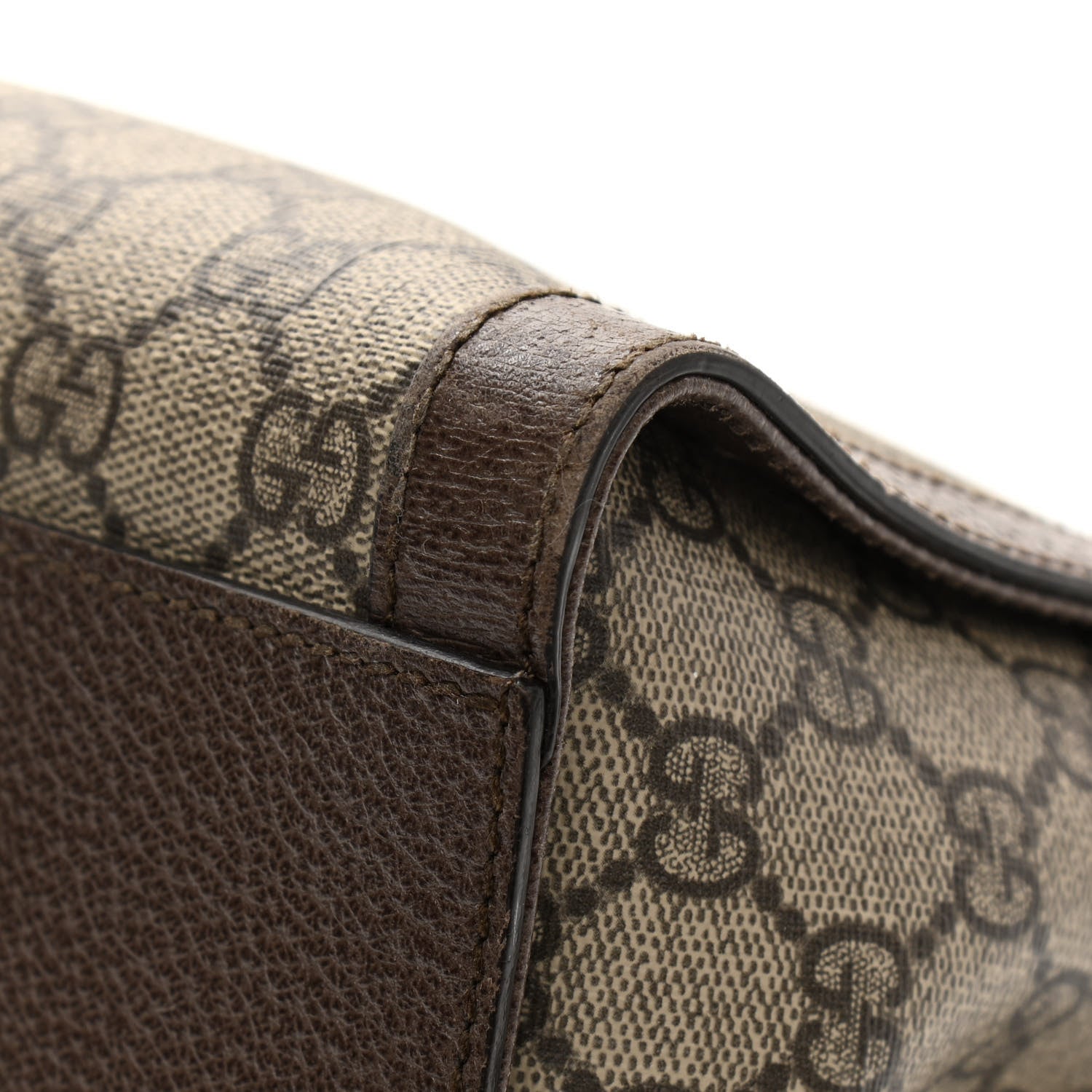 Gucci GG Supreme Monogram Web Medium Ophidia Tote Bag Brown 11 of 12