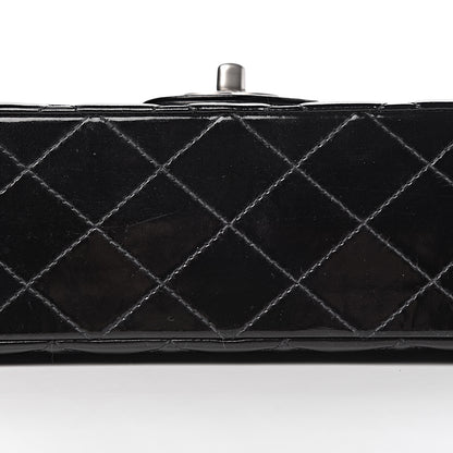Chanel Patent Quilted Medium Double Flap Black 16 of 17