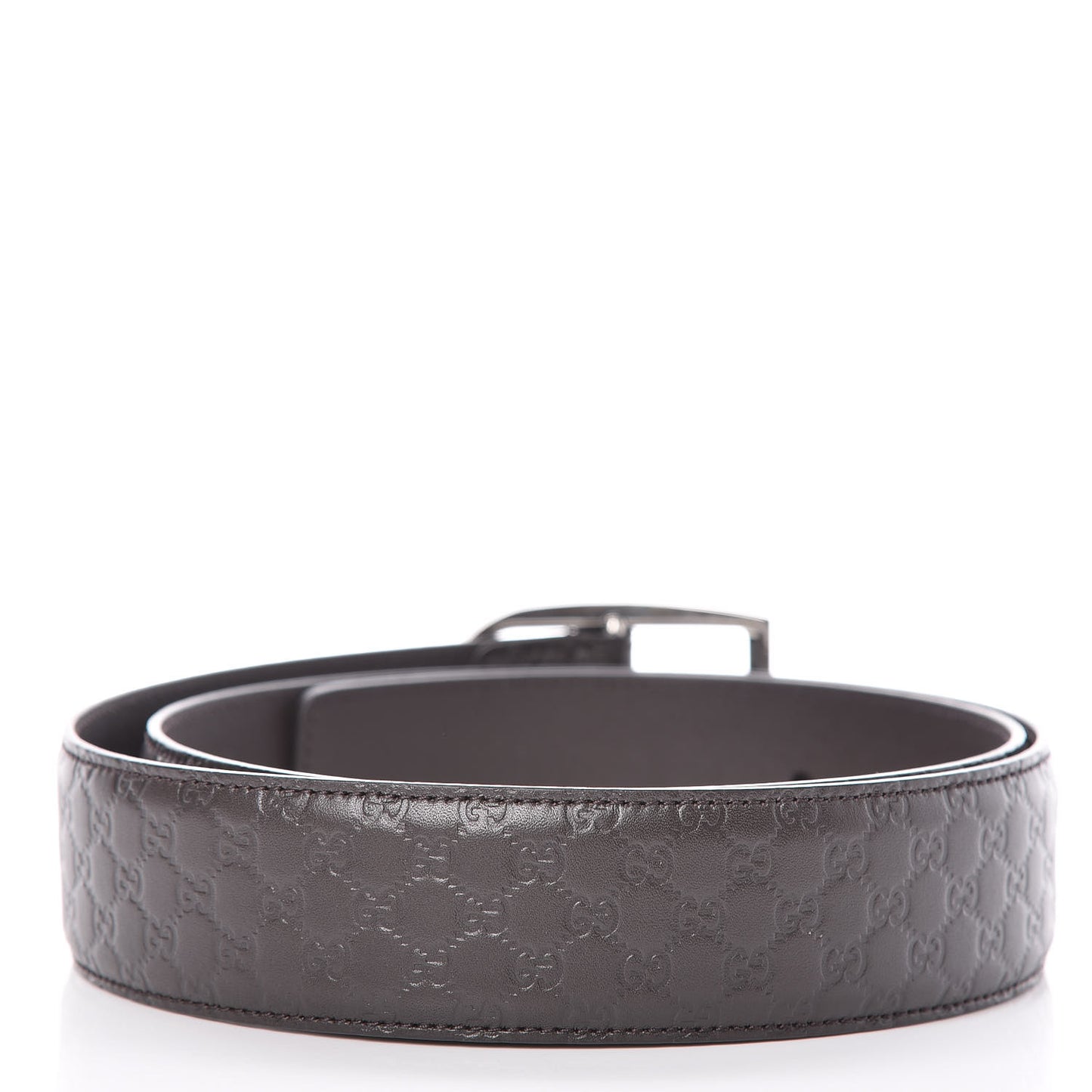 Microguccissima Belt 90 36 Dark Brown