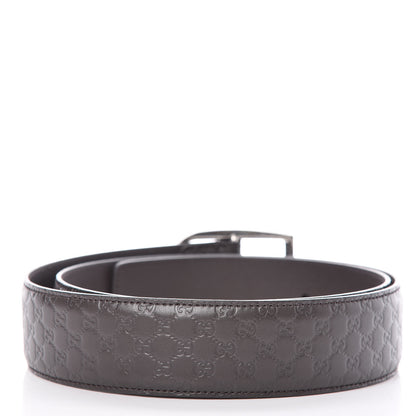 Gucci Microguccissima Belt 90 36 Dark Brown 3 of 7