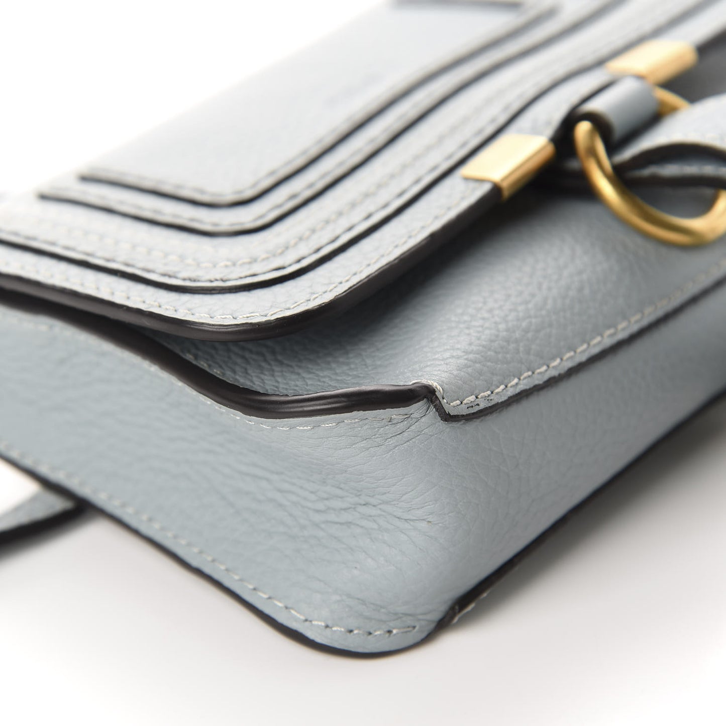 Calfskin Marcie Convertible Belt Bag Faded Blue