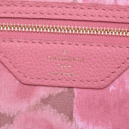 Louis Vuitton Monogram Articles de Voyage Ikat Neverfull MM Rose Velours 6 of 7