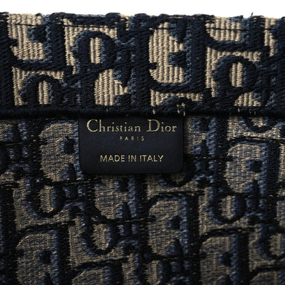 Christian Dior Oblique Large Book Tote Blue Multicolor 11 of 14
