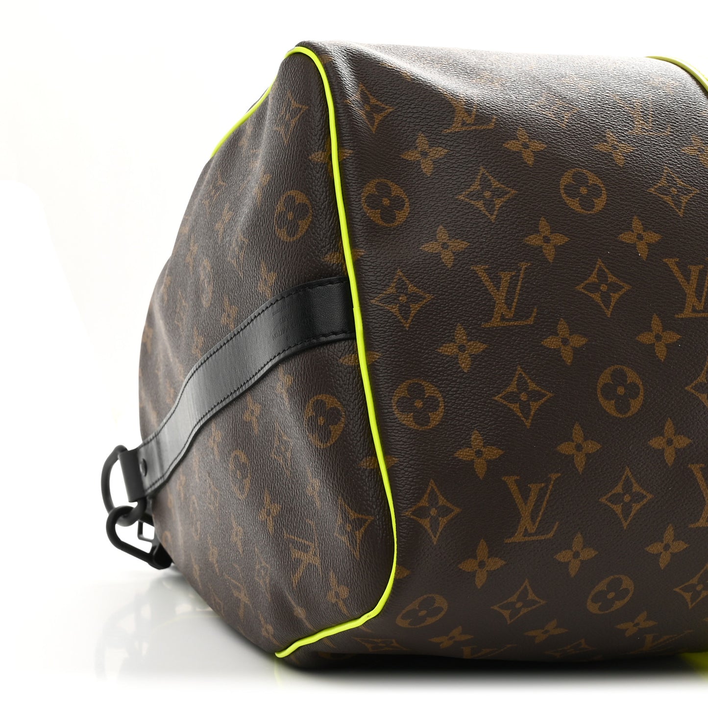 Monogram Macassar Keepall Bandouliere 50 Florescent Yellow