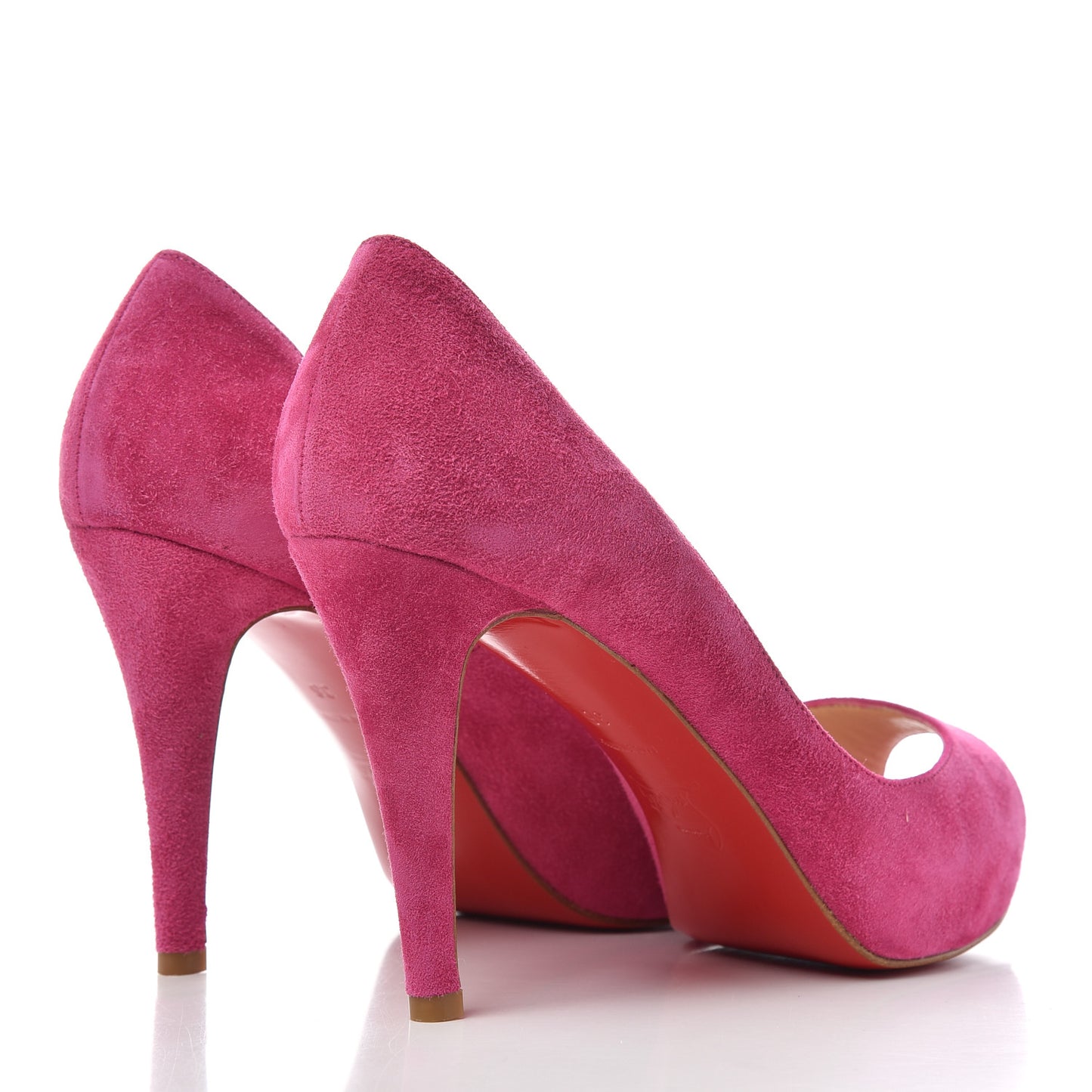 Veau Velours Very Prive 100 Pumps 36 Fuxia