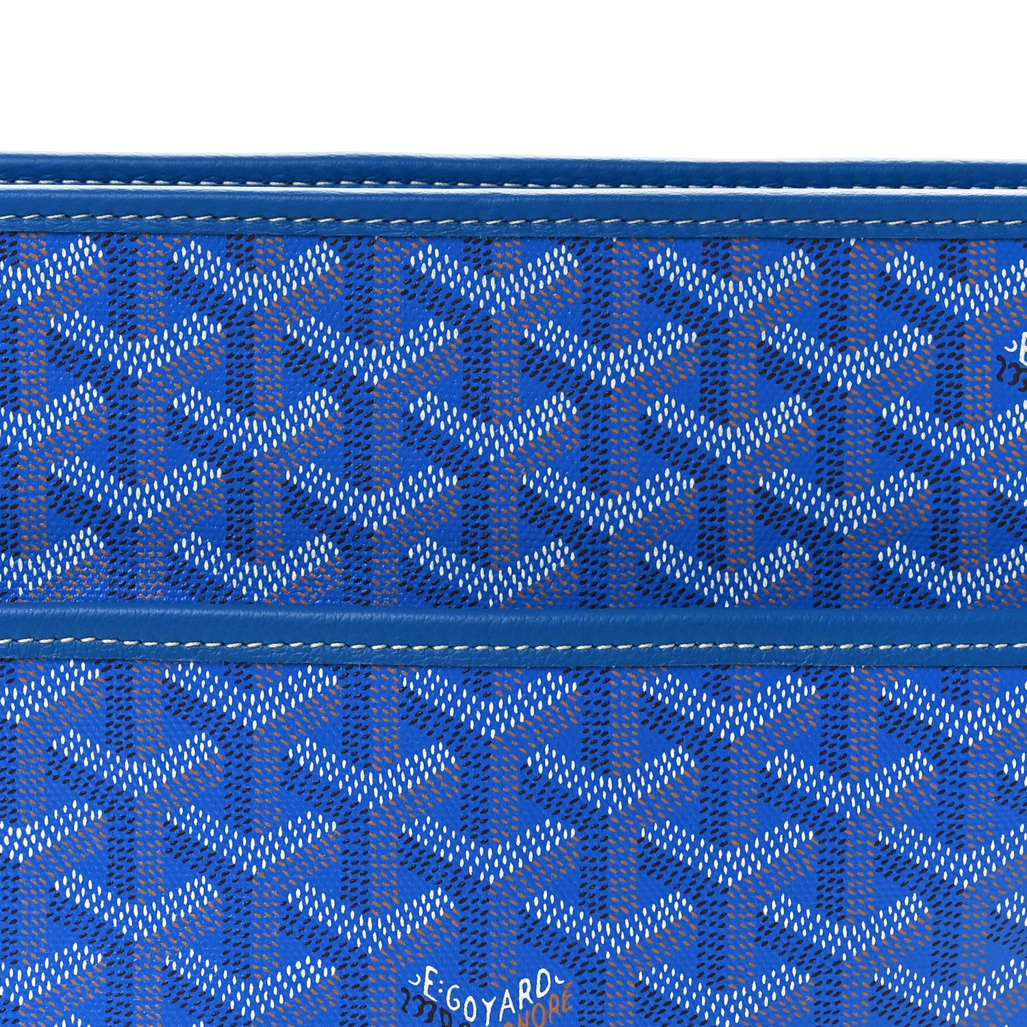 Goyard Goyardine Jouvence Toiletry Pouch Sky Blue 8 of 8