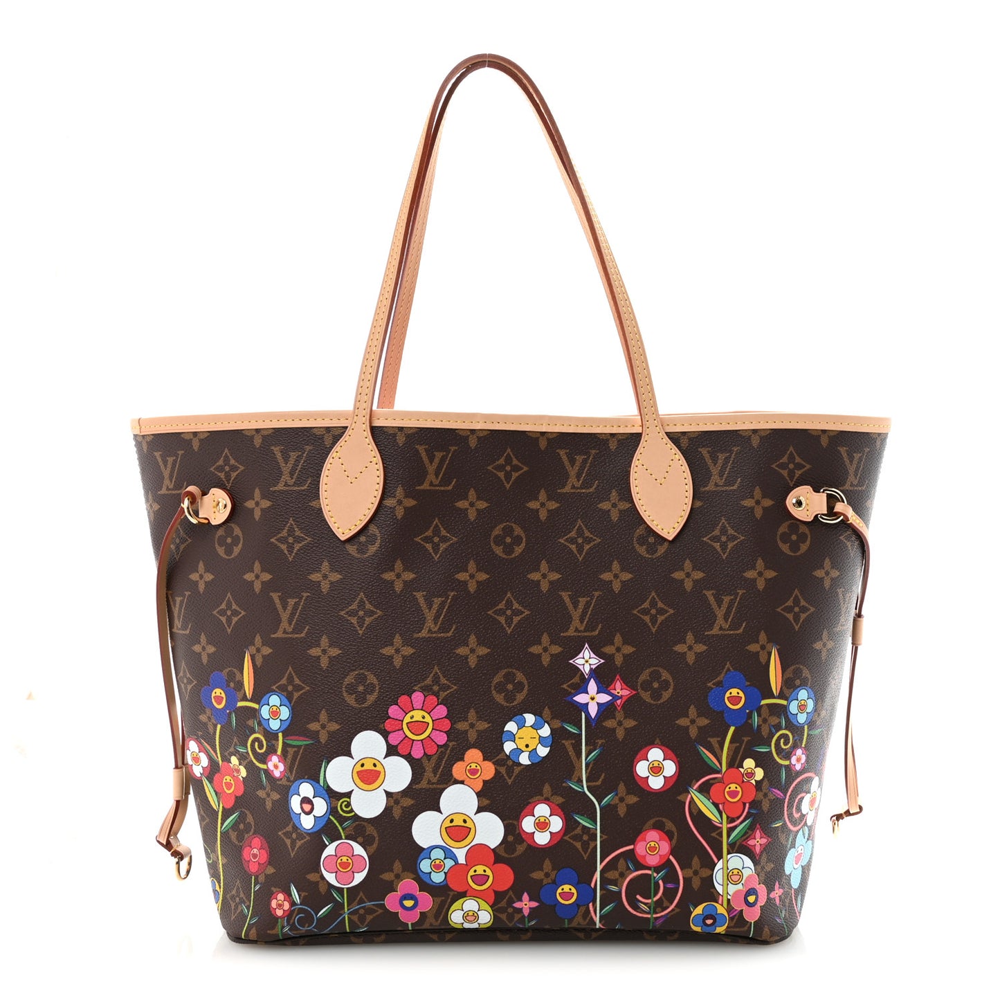 LV X TM Monogram Flowers Neverfull MM