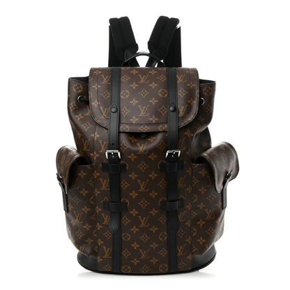 Louis Vuitton Monogram Macassar Christopher PM Backpack 1 of 12