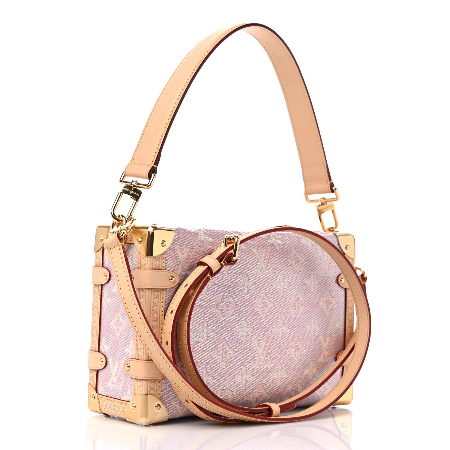 Louis Vuitton Monoglam Side Trunk Rose 3 of 10