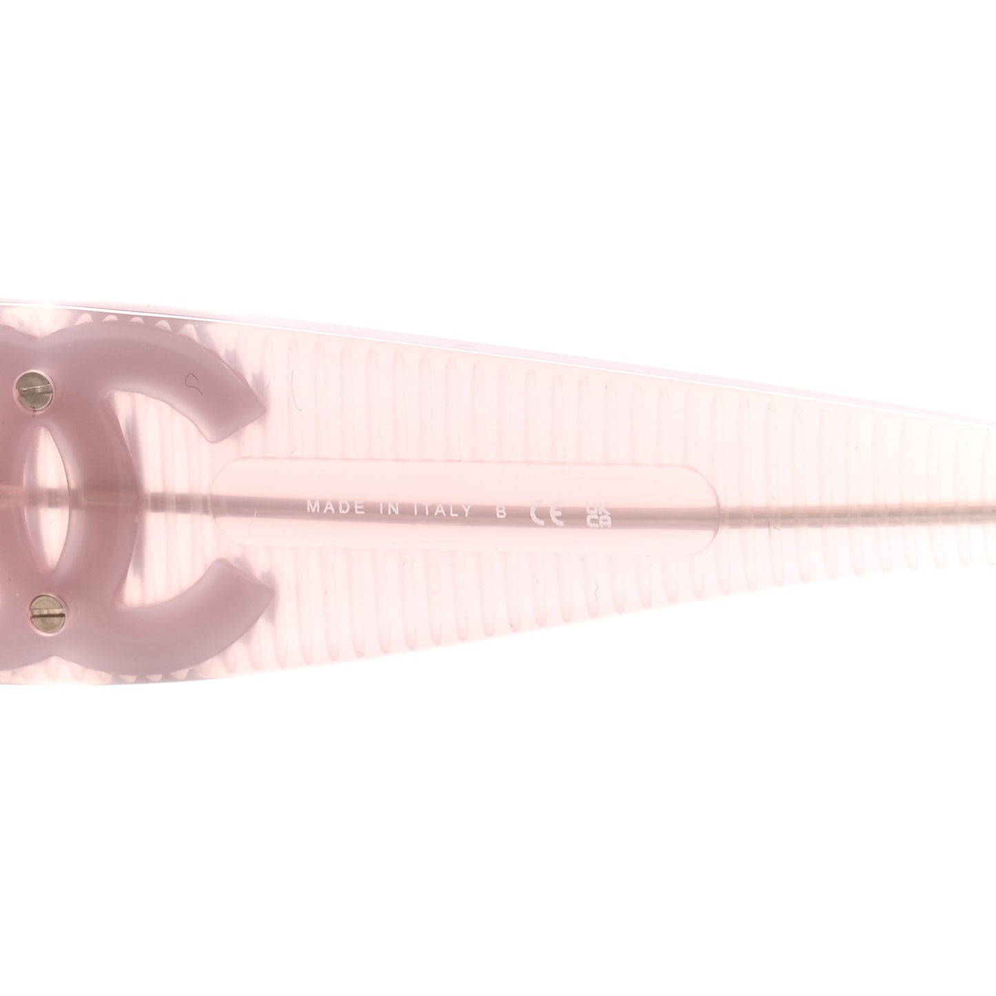 Acetate Shield Sunglasses 5495 Light Pink