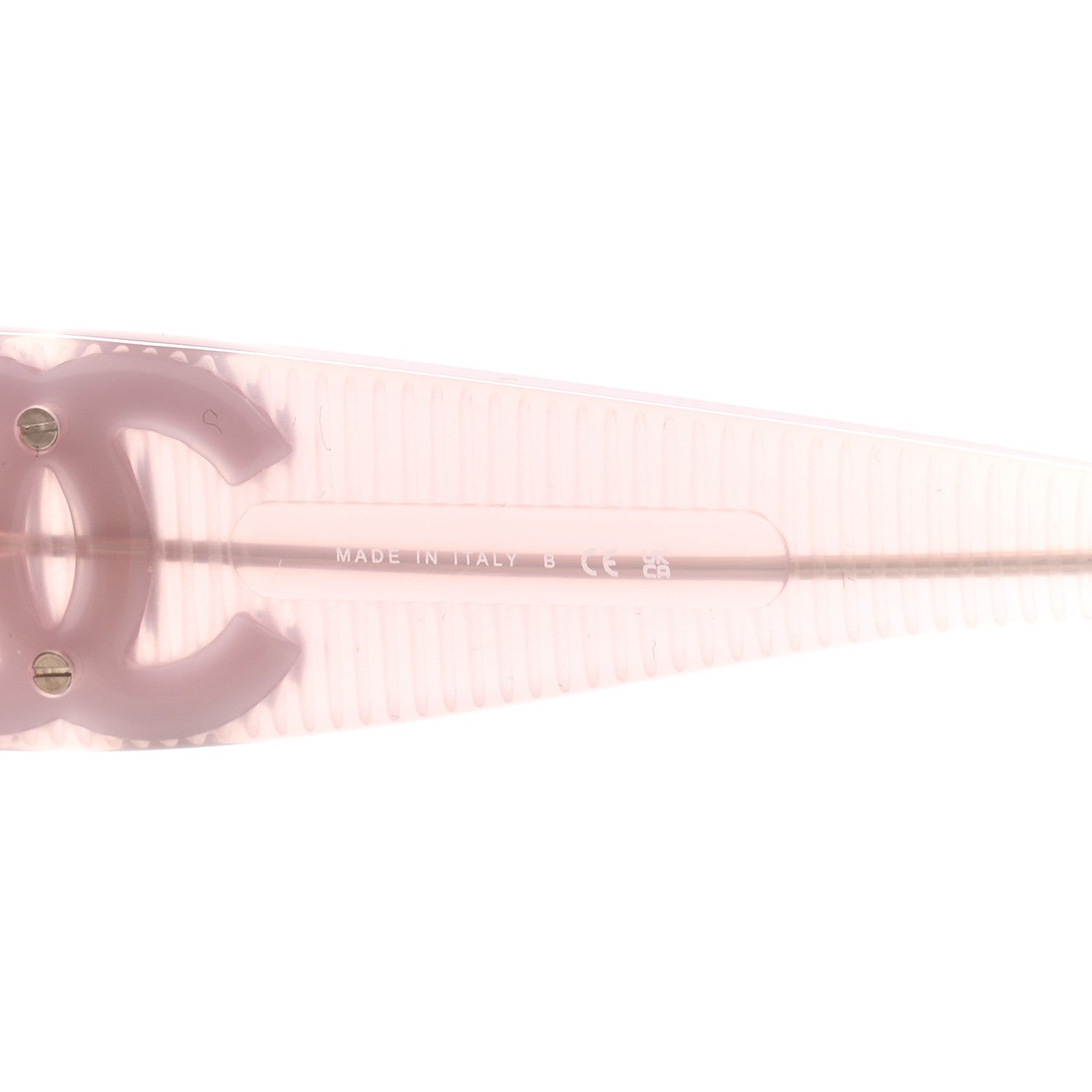 Chanel Acetate Shield Sunglasses 5495 Light Pink 6 of 8