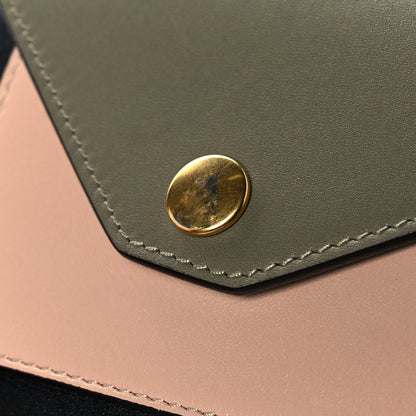 Celine Smooth Calfskin Pocket Card Holder Army Green 13 of 13