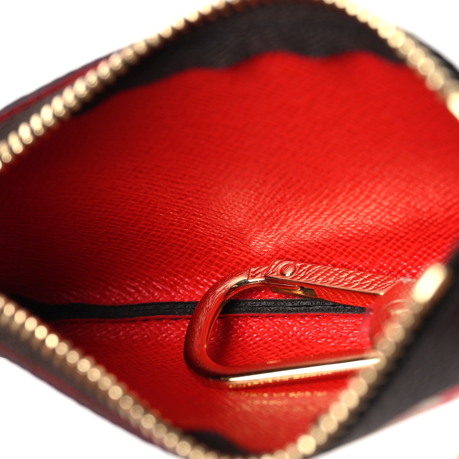 Louis Vuitton Monogram 2024 Christmas Animation Candy Factory Key Pouch Candy Red 5 of 7